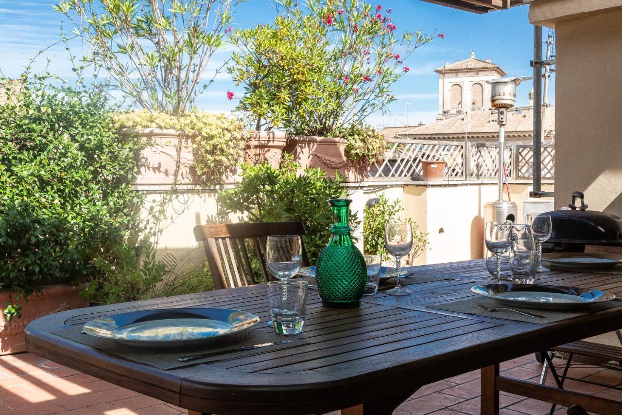 Apartamento Amazing New Penthouse With Terrace Jewish Ghetto Roma Exterior foto