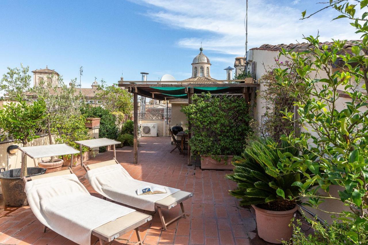 Apartamento Amazing New Penthouse With Terrace Jewish Ghetto Roma Exterior foto