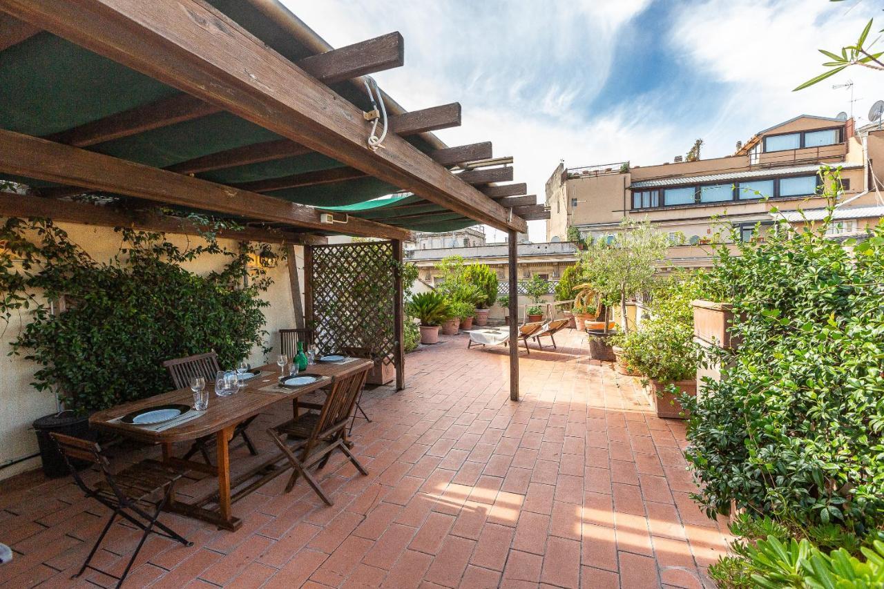 Apartamento Amazing New Penthouse With Terrace Jewish Ghetto Roma Exterior foto